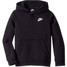 Kinderbekleidung Nike Older Kid's Sportswear Club Pullover Hoodie - Black/White (BV3757-011)