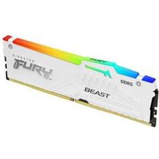 32 GB - DDR5 RAM minne Kingston Fury Beast RGB White DDR5 5600MHz 32GB ECC (KF556C36BWEA-32)