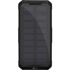 Powerbanker - Solcelledrift Batterier & Ladere Goobay Solar Powerbank 20000mAh