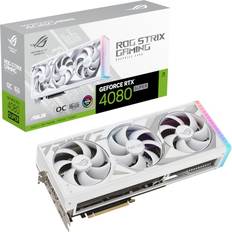 16 GB - GeForce RTX 4080 Super Grafikkarten ASUS ROG Strix GeForce RTX 4080 SUPER White OC Edition 2xHDMI 3xDP 16GB