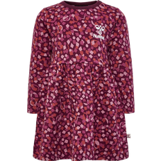 Hummel Confetti Dress L/S - Windsor Wine (215504-3430)
