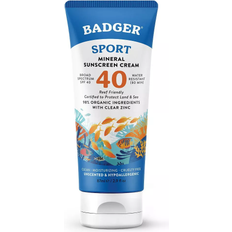 Badger Skincare Badger Sport Mineral Sunscreen Cream SPF40 2.9fl oz