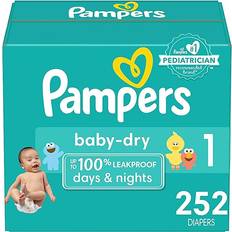 Grooming & Bathing Pampers Baby Dry Size 1 252pcs