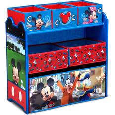 Delta Children Disney Mickey Mouse 6-Bin Design & Store Toy Organizer