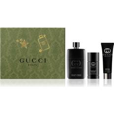 Gucci guilty 50ml gift set Gucci Guilty Pour Homme Gift Set EdP 90ml + Deo Stick 75ml + Shower Gel 50ml