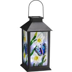 Solar Cell Wall Lamps GlitzHome Traditional Vintage Black