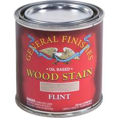 General Finishes Oil Based 1/2 Pint Woodstain Flint