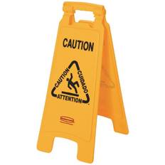 Workplace Signs Rubbermaid Collapsible Multilingual Caution Industrial Sign 26in