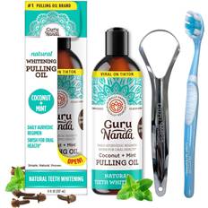 Toothbrushes, Toothpastes & Mouthwashes GuruNanda Natural Whitening Pulling Oil