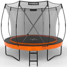 KINETIC SPORTS Outdoor Trampolin 'Ultimate Pro' für Kinder Premium Ø 305 cm, Sunset Orange