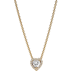 Pandora Necklaces Pandora Heart Collier Pendant Necklace - Gold/Transparent