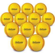 Baseball-Bälle GoSports Schaumstoff-Baseballschuhe, 12 Stück, reguläre Größe, Schaumstoff-Baseballs für weiches und sicheres Werfen, Fangen und Schlagen
