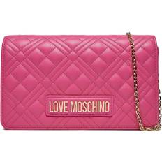 Love Moschino Bags Love Moschino Diamond Quilt Fuxia Cross-Body Bag Colour: Fue