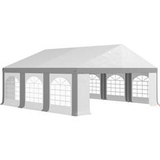 OutSunny Garden & Outdoor Environment OutSunny 20' 20' Heavy Duty Party Tent & Carport with
