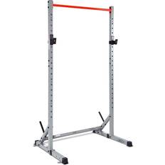 Sunny Health & Fitness Fitness Sunny Health & Fitness Squat Rack Stand for Bench Press, Multifunction Power Cage with Adjustable Pull Up Bar for Home Gym SF-XF922059,Grey