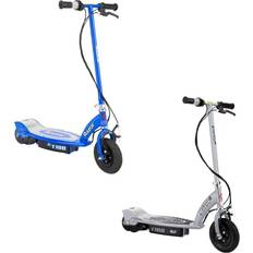 Toys Razor E100 Kids Motorized 24-Volt Electric Powered Scooter, 1 Silver and 1 Blue