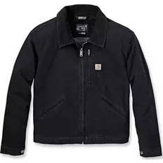 Work Clothes Carhartt Rugged Flex Loose-Fit Canvas Detroit Jacket for Ladies Black