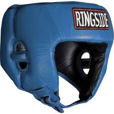 Martial Arts Ringside Competition-Like Open Face Sparring Headgear Blue