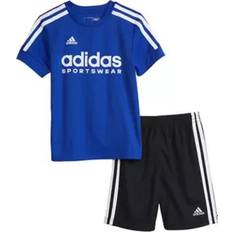 Adidas Children's Clothing adidas Little Boys 2-pc. Short Set, 7, Blue Blue