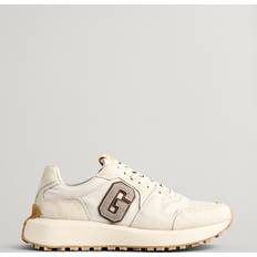 Gant Herren Schuhe Gant Sneaker 'Ronder' beige dunkelrot offwhite