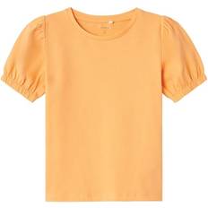 Elastan T-skjorter Name It Regular Fit T-shirt - Papaya (13226035)