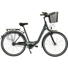 Damen City Bikes Hawk City Wave Deluxe Plus 2023 26" - Gray Damenfahrrad