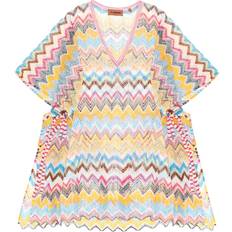 Missoni Clothing Missoni Multicolor Knit Poncho Cover-Up