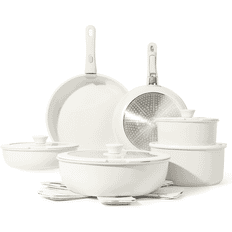 Carote Cookware Carote Granite Non Stick Cookware Set with lid 17 Parts
