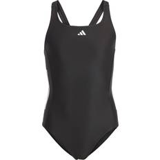 Schwarz Bademode adidas Cut 3-Stripes Swimsuit - Black/White (IC4730)
