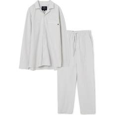 Bomull - Herre Pysjamaser Lexington Icon's Pajamas - Grey/White