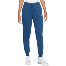 Nike Pants Nike Sportswear Club Fleece Women's Mid Rise Joggers - Court Blue/White