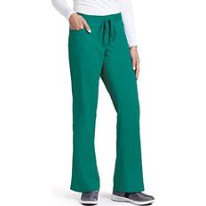 Barco Grey's Anatomy Women's Junior-Fit Five-Pocket Drawstring Scrub Pant Hunter Green