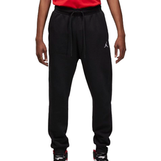 Fleece Hosen & Shorts Nike Men's Jordan Brooklyn Tracksuit Bottoms - Black/White
