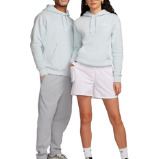 Unisex Pullover reduziert Nike Sportswear Club Fleece Pullover Hoodie - Pure Platinum/White