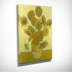 Vault W Artwork 'Sun Flower' Vincent Van Gogh Framed Painting