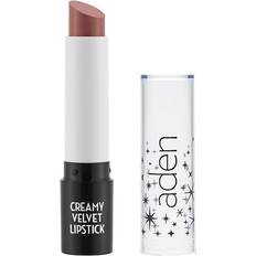Aden Velvet lipsticks extremely creamy, smooth and hydratating on the lips, nude 02 Bombshell