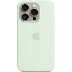 Apple Mobile Phone Accessories Apple iPhone 15 Pro Silicone Case with MagSafe Soft Mint
