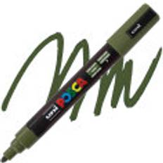 Uni Posca Paint Marker Khaki Green, Bullet Tip, 2.5 mm