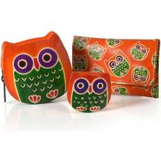 Coin Purses LC Women Leather Multi Color Owl Coin Pouch Keychain and Wallet 4.5x3 Birthday Gifts