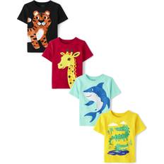 The Children's Place Boy's Animal Graphic Tee 4-pack - Multi Clr