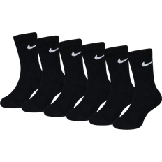 XXS Children's Clothing Nike Kid's Dri-FIT Crew Socks 6-pack - Black (RN0019-023)
