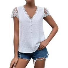 NKOOGH Fitted Flannel Shirt Women White Basics Camisole Women
