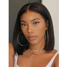 Hair Products UNice 7x5 Put On & Go Glueless Lace Bleached Knots Bob Wig 14 inch