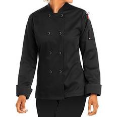 Washable Work Jackets ChefUniforms Women’s Classic Long Sleeve Chef Coat