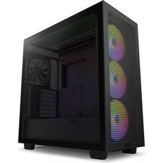 Computer Cases NZXT H7 Flow RGB Tempered Glass