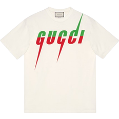 Gucci Brand Print T-shirt - White