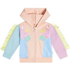 Babyer Hettegensere Stella McCartney Kids Baby Printed Cotton Jersey Hoodie - Pink