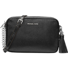 Michael Kors Ginny Leather Crossbody Bag - Black