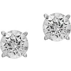 Effy Stud Earrings 1.00ct - White Gold/Diamonds