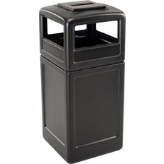 Global Industrial Polytec Square Waste Container with Ashtray